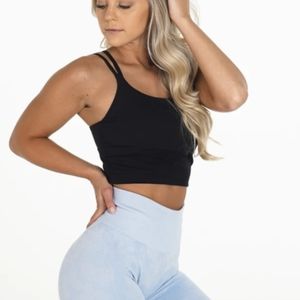 NVGTN Black Sports Bra Top